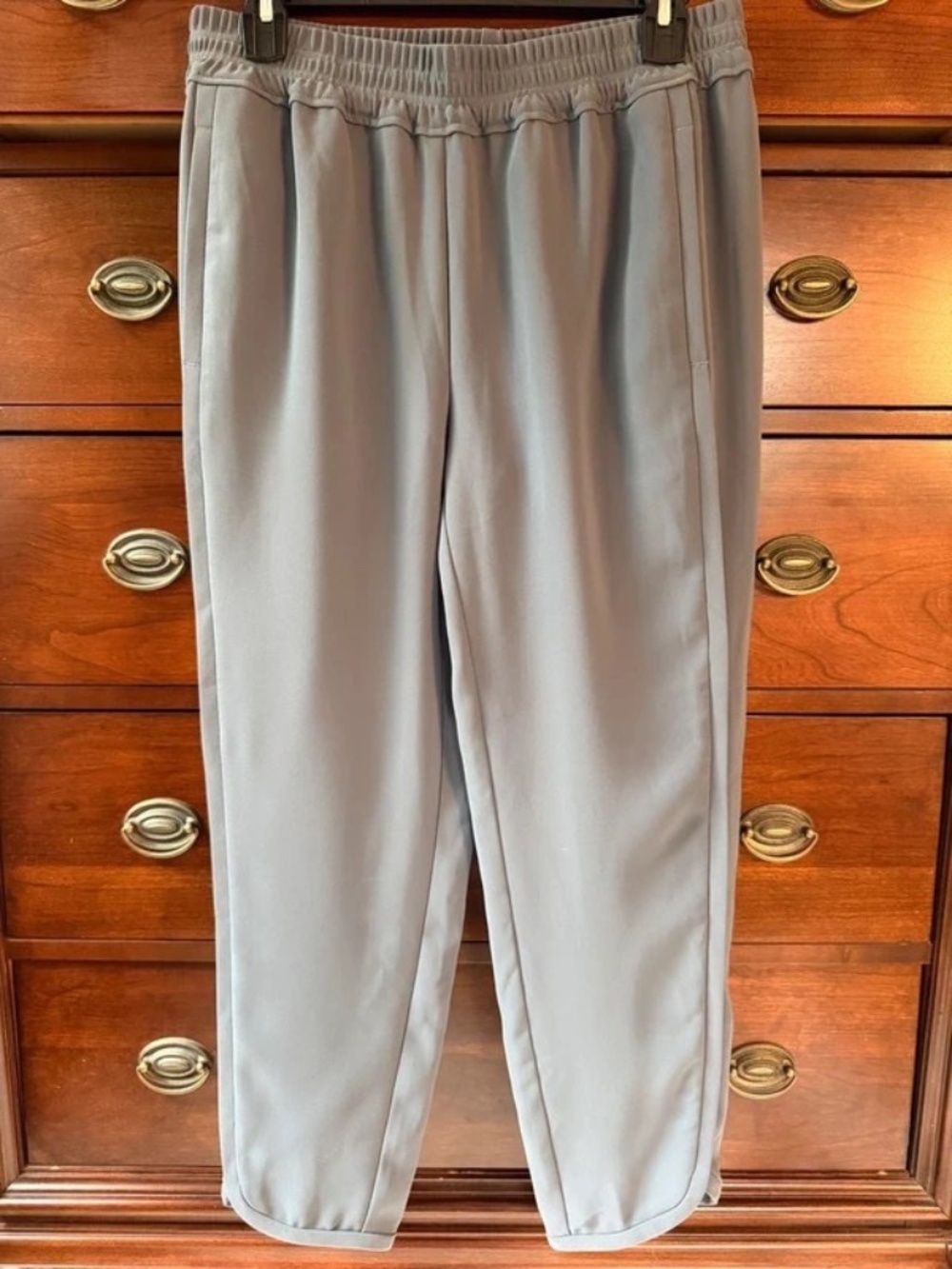 New J. Crew Reese Elastic Waist Ankle Pants Gray 6 B8523